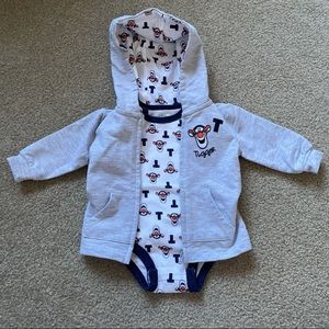 Disney Baby Tigger Hoodie & Bodysuit Set 3 Months